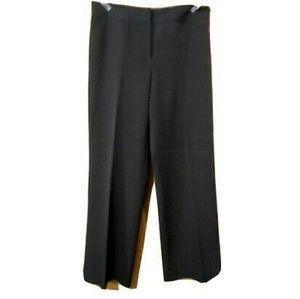 RAFAELLA Dress Pants sz 6 Black straight leg trouser 31x29"
